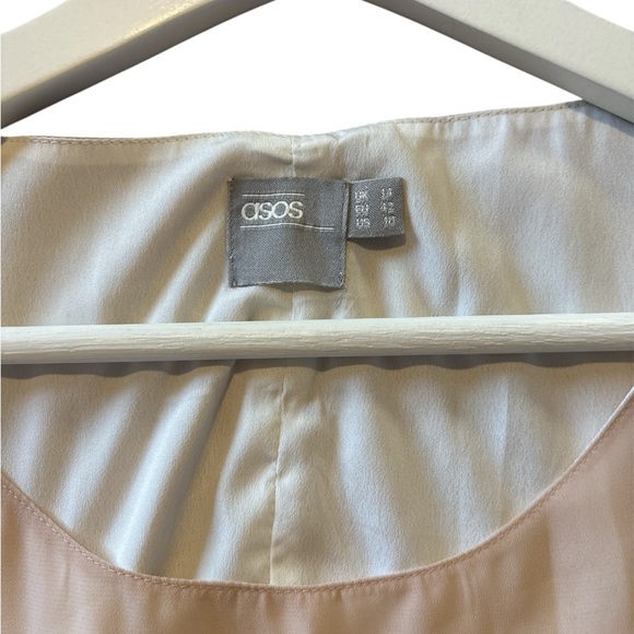 ASOS Cut Out Back Colourblock Pleated - Picture 3 of 4